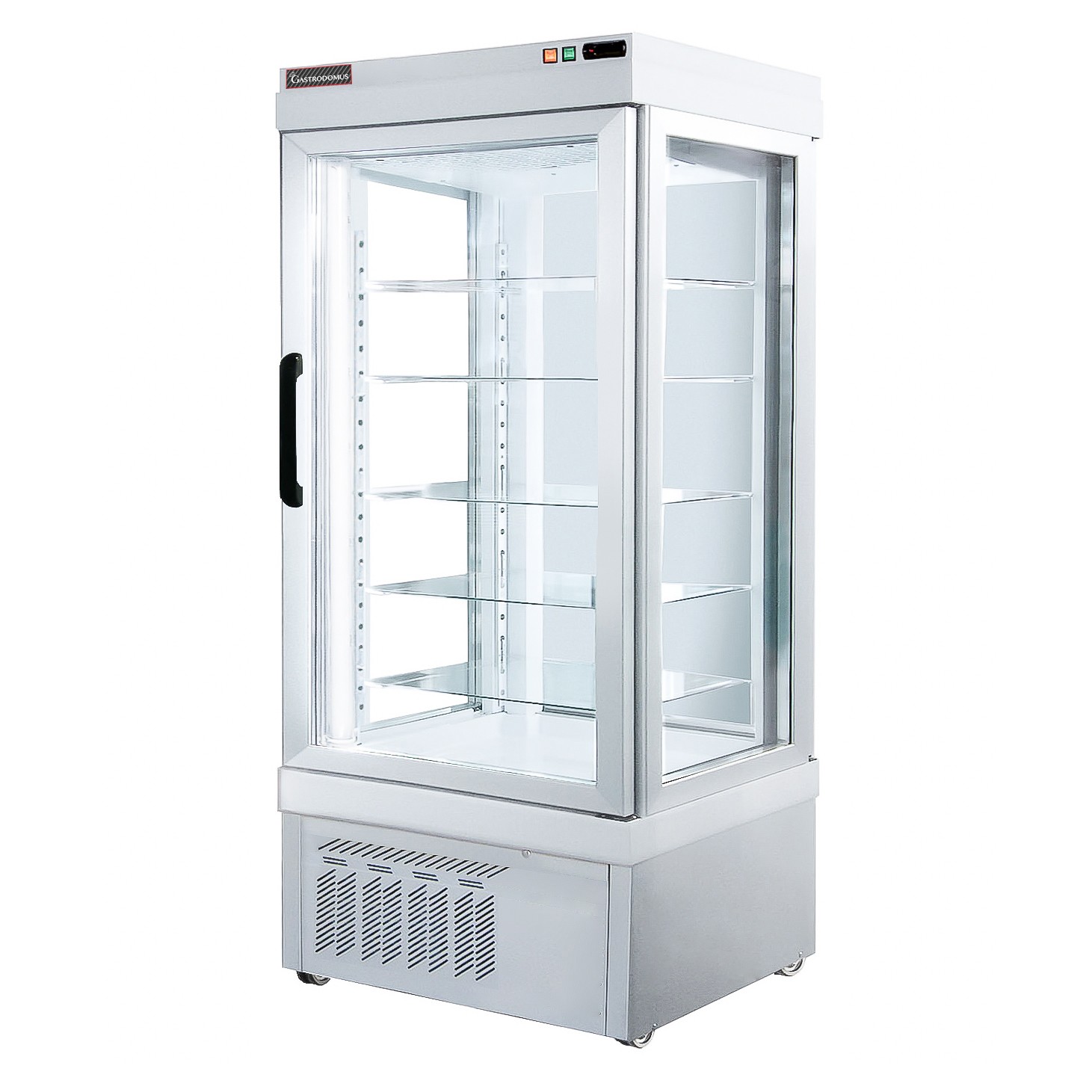 Kuchenvitrine, statisch, 620 L, +2°C/+10°C, 3 Glasseiten
