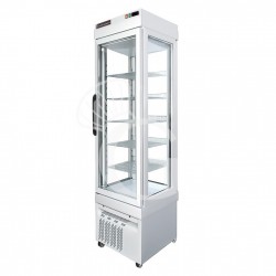 Kuchenvitrine, statisch, 250 L, +2°C/+10°C, 4 Glasseiten