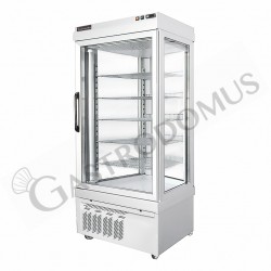 Kuchenvitrine/Panoramavitrine, Umluftkühlung, 595 L, -5°C/+10°C, 4 Glasseiten