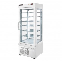 Kuchenvitrine/Panoramavitrine, statisch, 450 L, -15°C/-25°C, 4 Glasseiten