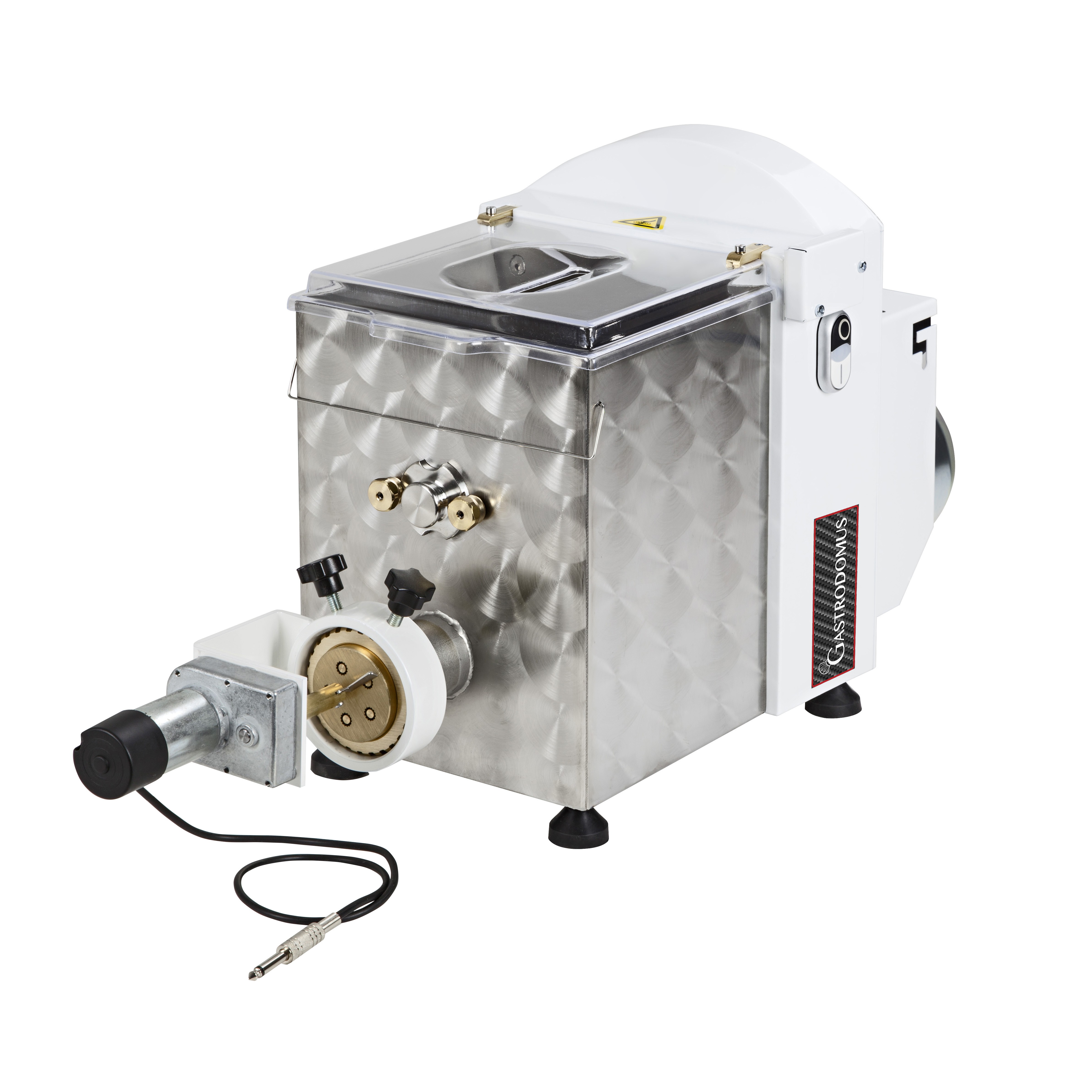 Nudelmaschine mit Nudelschneidemesser, Fassungsvermögen: 2,5 kg, Produktionleistung: 8 kg/Std.