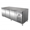 Konditorei-Kühltisch, 3-türig, Tiefe 800 mm, -2°C/+8°C, Granitplatte, Energieklasse C