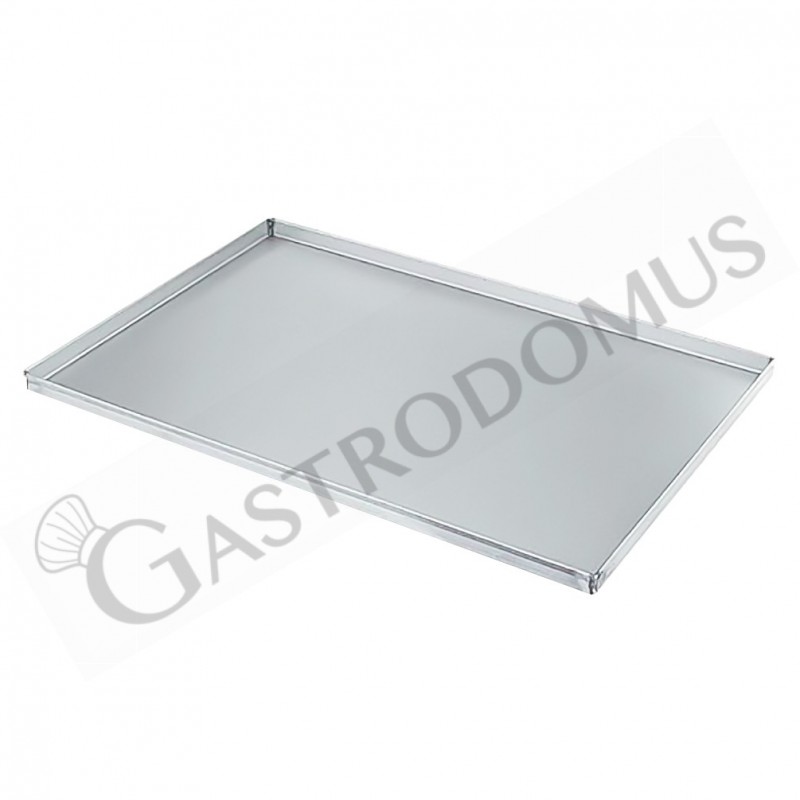 Backblech, aluminisiert, rechteckig, B 800 mm x T 600 mm x H 20 mm