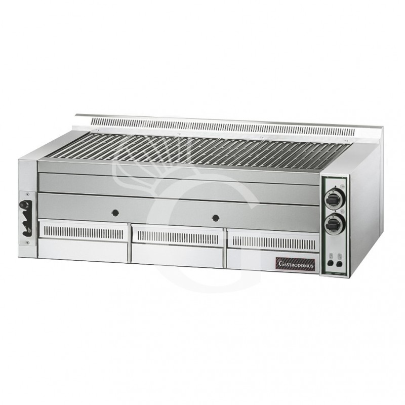Lavasteingrill, B 1140 mm x T 700 mm x H 380 mm,  23000 W