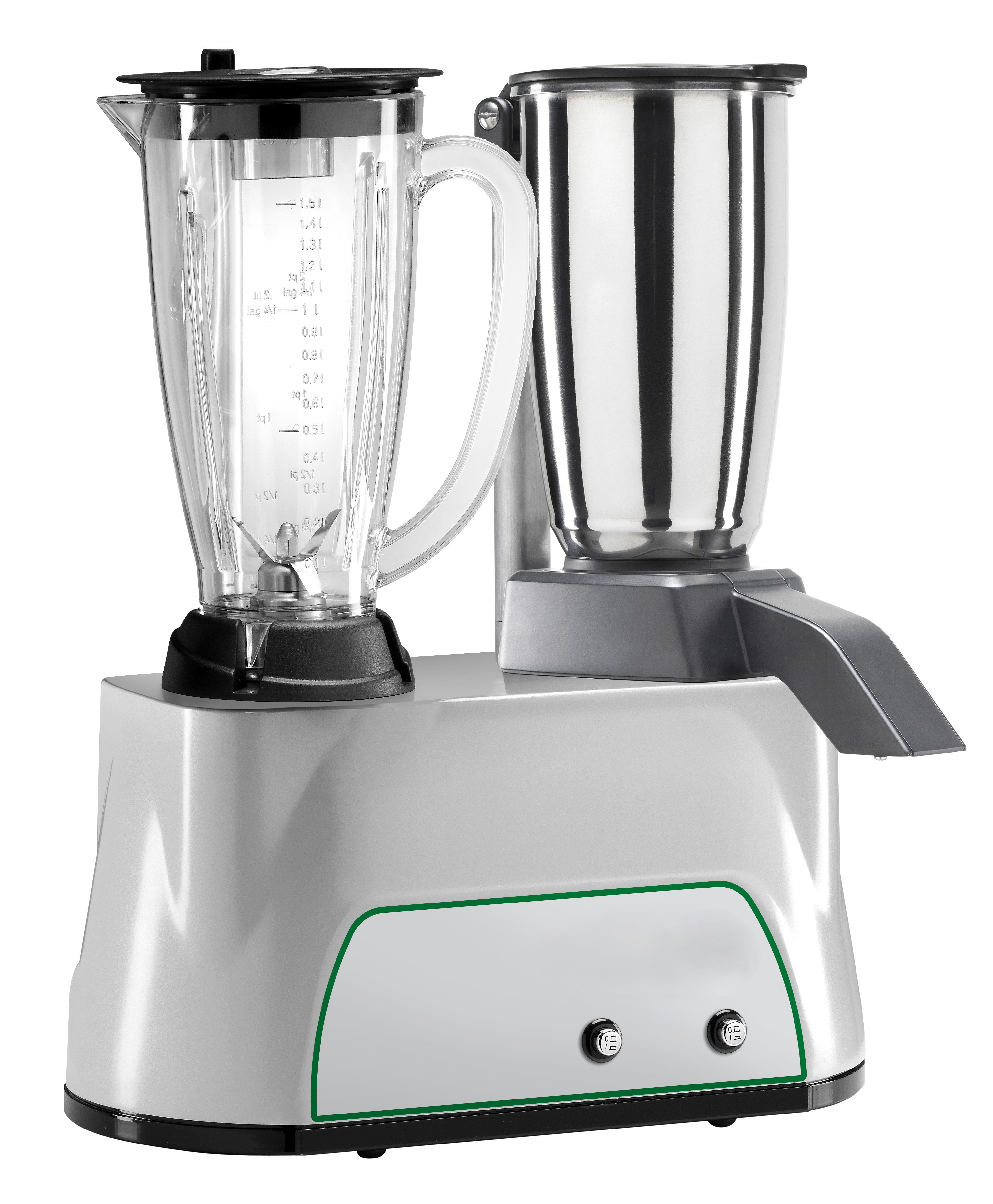 Kombi Bar-Gerät, Mixer und Eiscrusher, lackierte Aluminiumlegierung