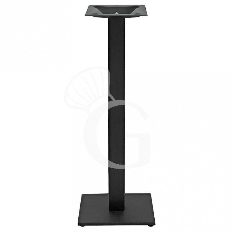 Tischgestell, lackiertes Gusseisen, 400 x 400 mm, H 1080 mm