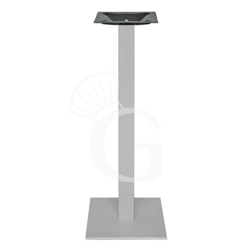 Tischgestell, lackiertes Gusseisen, 400 x 400 mm, H 1080 mm