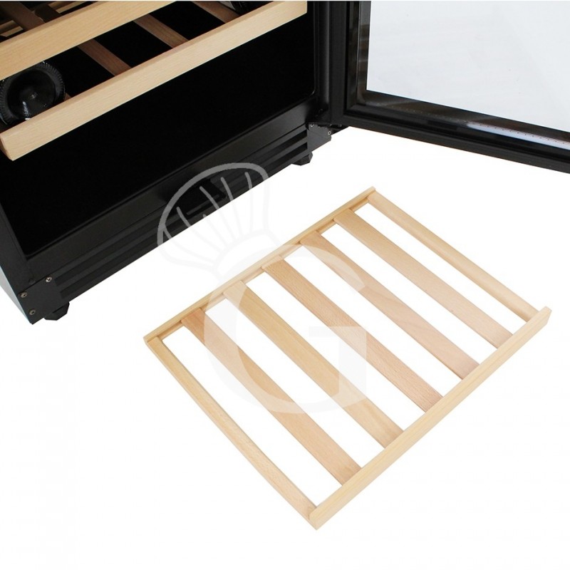 Einbau-Weinkühlschrank (280 L), 1 Kühlzone, 11 Fächer, 121 Flaschen, +5°C/+22°C, Umluftkühlung