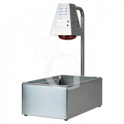 Pommeswärmer mit Infrarot-Lampe, GN1/1 Warmhaltewanne
