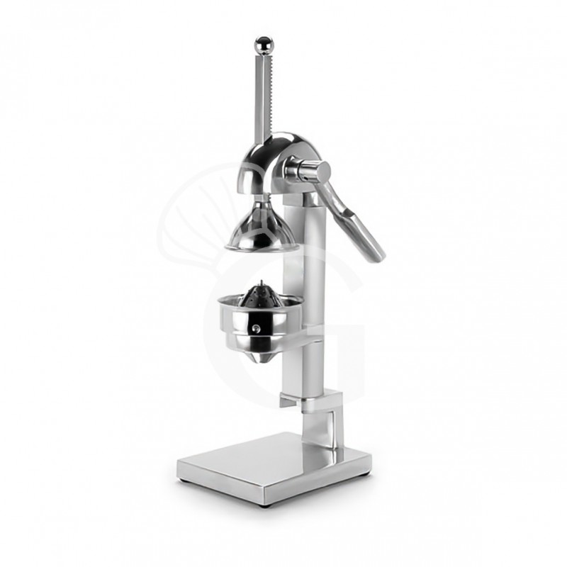 Saftpresse/Granatapfelpresse, manuell, entfernbarer Presskopf aus Edelstahl, B 220 mm x T 220 mm x H 630 mm Saftpresse/Granatapfelpresse, manuell, entfernbarer Presskopf aus Edelstahl, B 220 mm x T 220 mm x H 630 mm