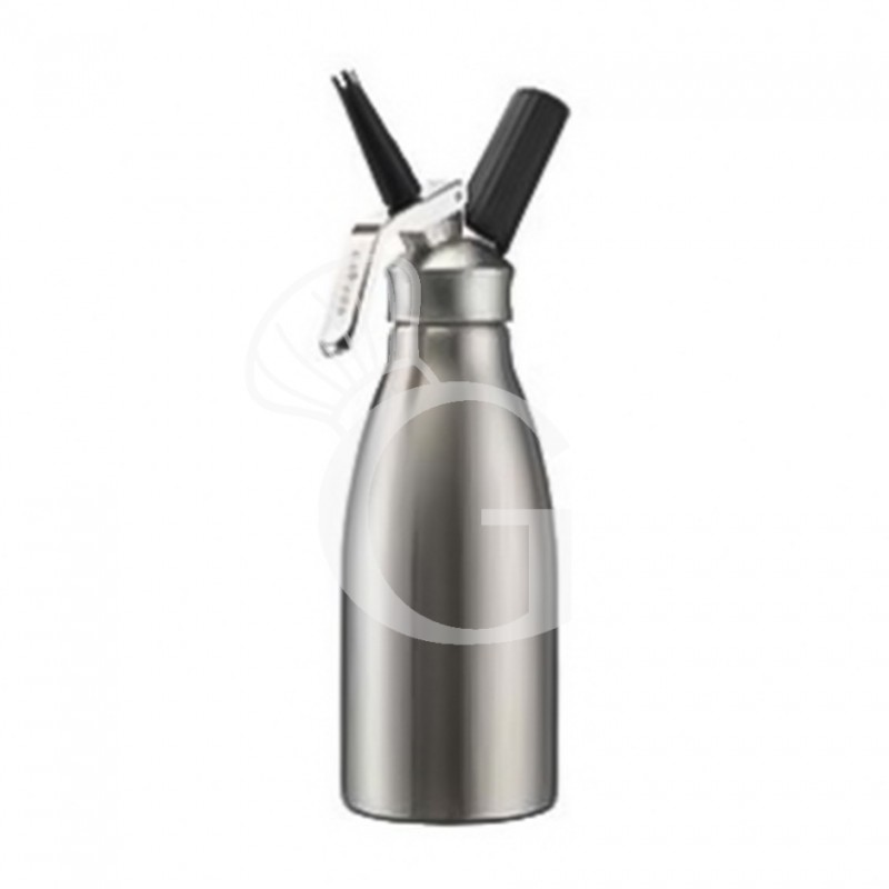 Schlagobersspender / Sahnespender / Sahnesyphon (1 Liter), Edelstahl,