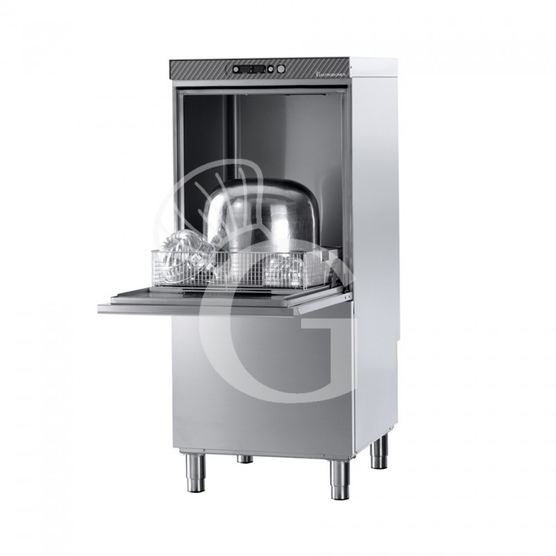 Industrielle Gerätespülmaschine, mechanisch, Nutzhöhe 470 mm, Korb (500x500 mm), geeignet für Backblech (600x400 mm) Industrielle Gerätespülmaschine, mechanisch, Nutzhöhe 470 mm, Korb (500x500 mm), geeignet für Backblech (600x400 mm)