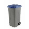 Mülleimer (80 Liter), blau/grau, Polyethylen