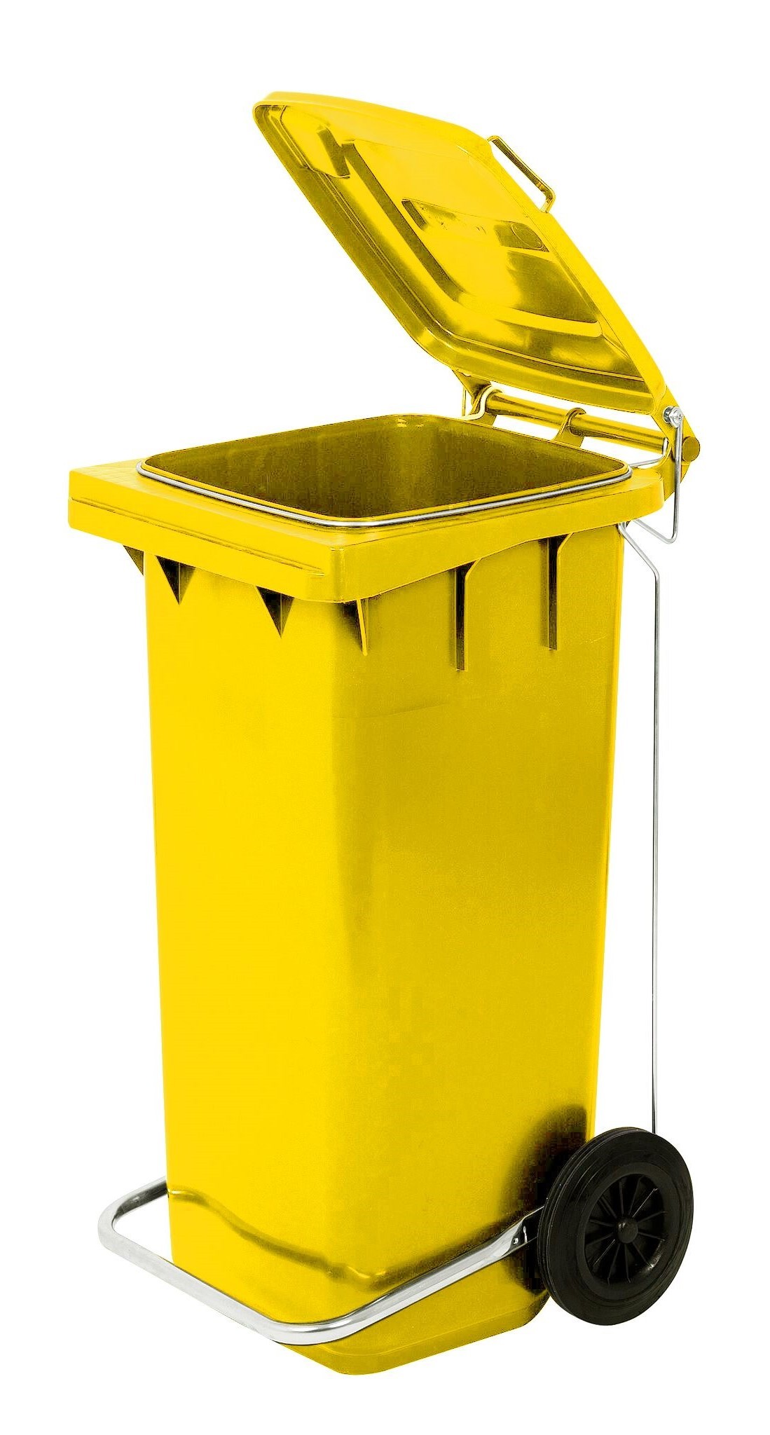 Mülleimer (240 Liter) mit Fußpedal und Beutelhalter, Polyethylen, für die getrennte Müllsammlung