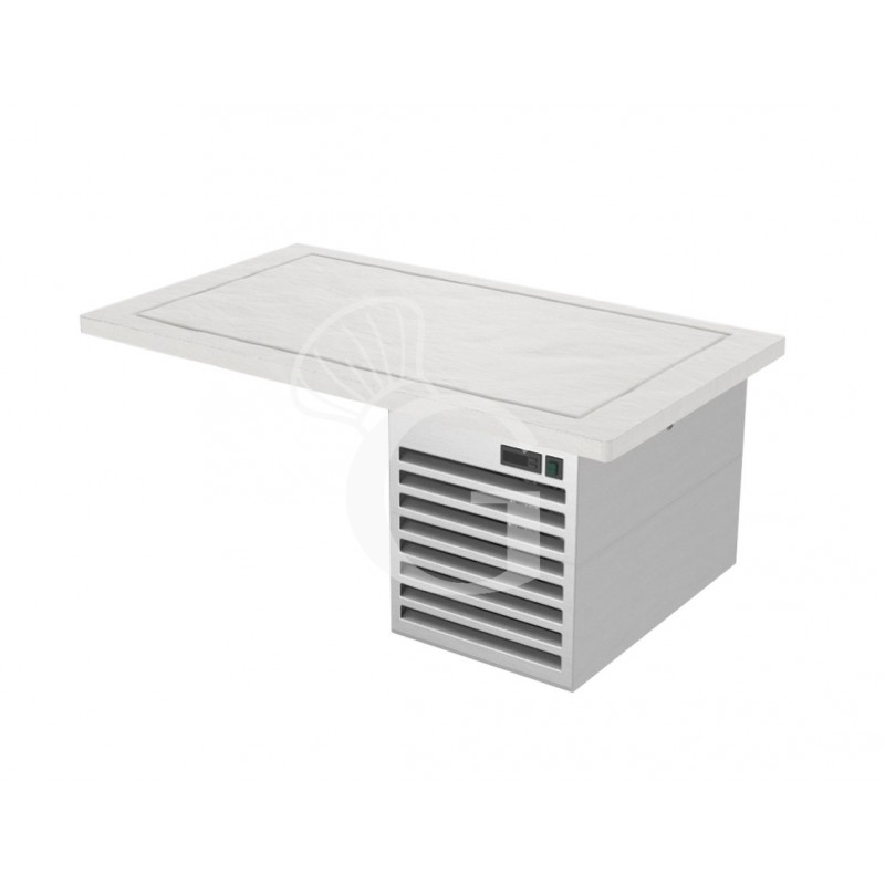 Einbau-Kühlplatte, statisch, Quarz, B 2110 x T 640 x H 510 mm Einbau-Kühlplatte, statisch, Quarz, B 2110 x T 640 x H 510 mm