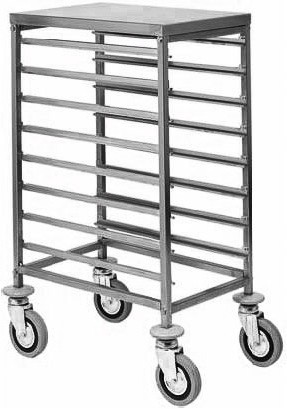 Gastronormwagen, 8 GN1/1 Bleche, B 450 mm x T 660 x H 940 mm