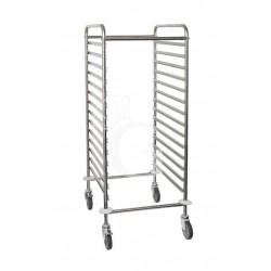 Tablettwagen/Gastronorm, 14 GN 2/1 Blech B 750 mm x T 550 mm x H 1450 mm
