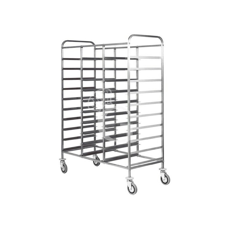 Tablettwagen/Gastronormwagen, 30 GN 1/1 Tabletts – B 1100 mm x T 620 mm x H 1750 mm