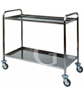 Servierwagen – Edelstahl – B 1110 mm x T 570 mm x H 960 mm