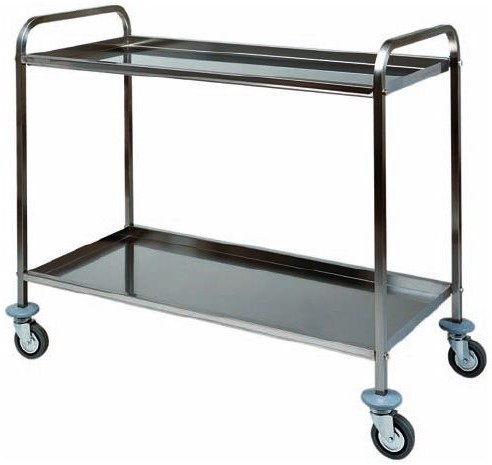 Servierwagen – Edelstahl – B 1110 mm x T 570 mm x H 960 mm