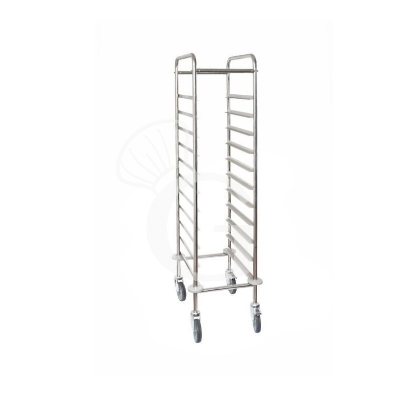 Tablettwagen/Regalwagen, 11 GN 1/1 Tabletts, B 455 mm x T 620 mm x H 1525 mm