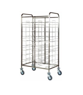 Universal Tablettwagen, 22 Tabletts (maximale Abmessungen: 395 mm x 595 mm) B 960 mm x T 680 mm x H 1660 mm