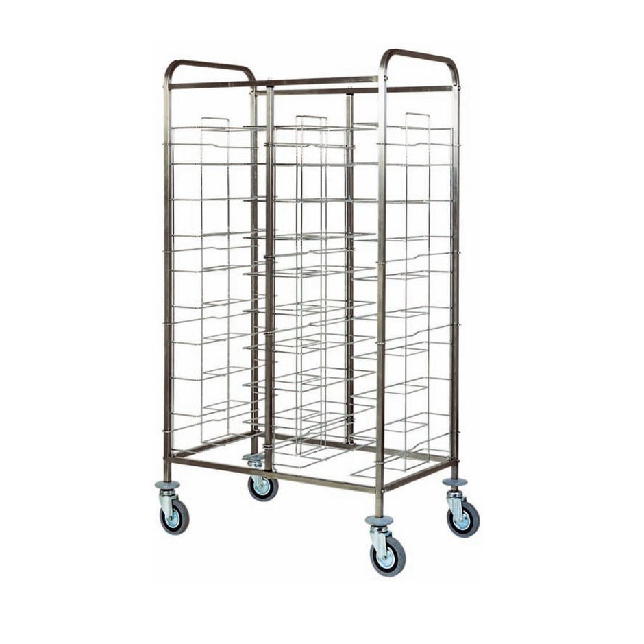 Universal Tablettwagen, 22 Tabletts (maximale Abmessungen: 395 mm x 595 mm) B 960 mm x T 680 mm x H 1660 mm