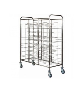 Universal Tablettwagen, 33 Tabletts (maximale Abmessungen: 395 mm x 595 mm) B 1400 mm x T 680 mm x H 1660 mm