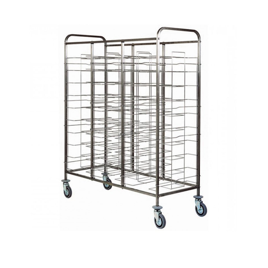 Universal Tablettwagen, 33 Tabletts (maximale Abmessungen: 395 mm x 595 mm) B 1400 mm x T 680 mm x H 1660 mm