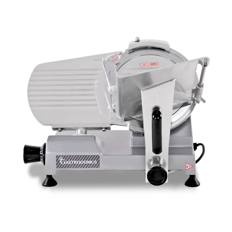 Halbautomatische Schwerkraftschneidemaschine mit grauer beschichteter Bodenplatte Messerdurchmesser 250 mm - Einphasig