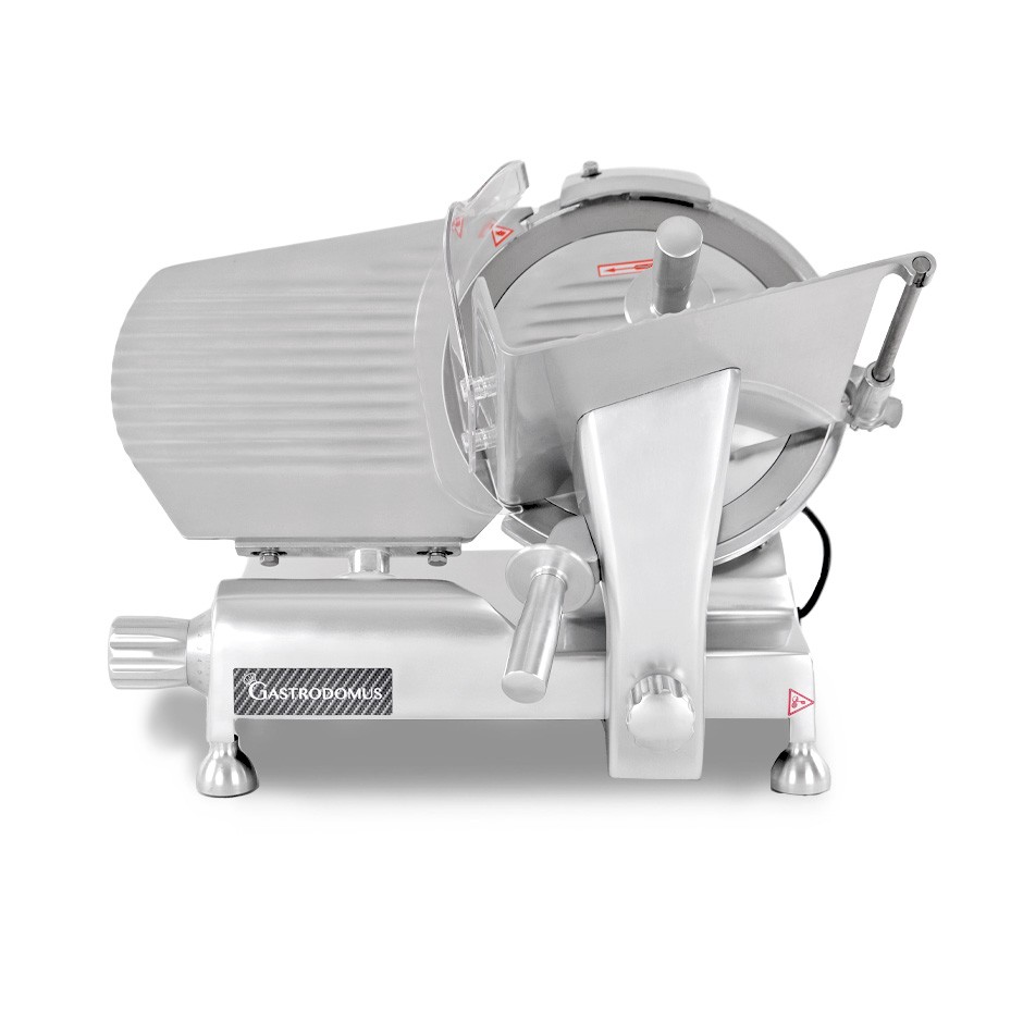 Halbautomatische Schwerkraftschneidemaschine mit Aluminiumgriffen, Messerdurchmesser 300 mm - Einphasig