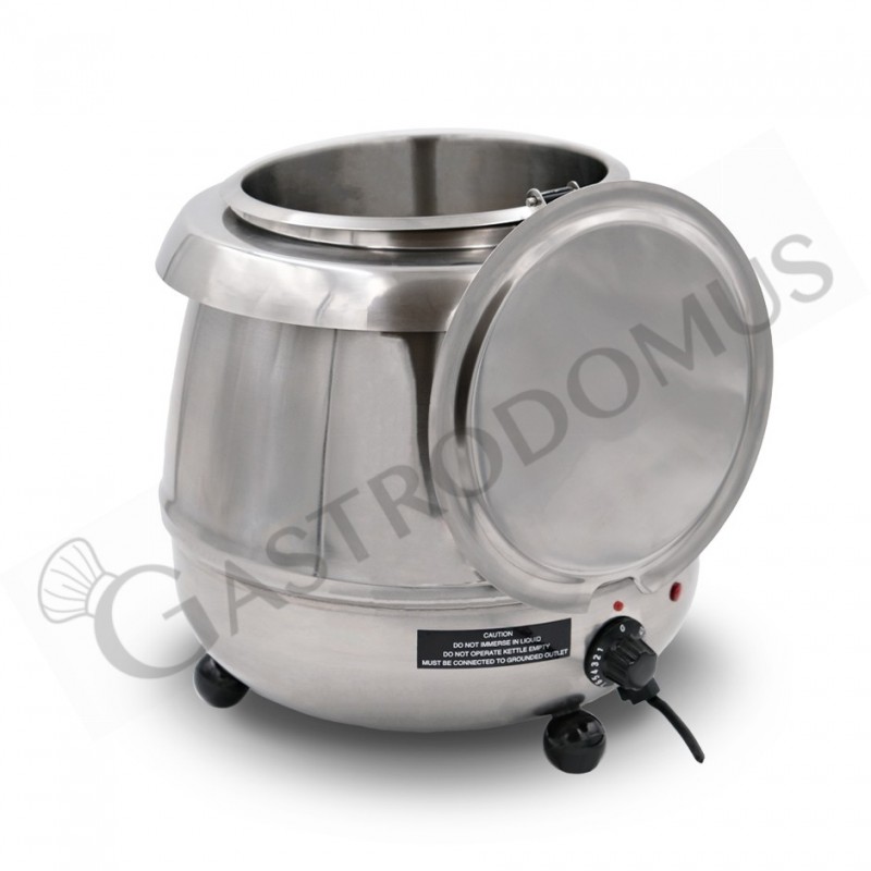 Suppenkessel / Suppenwärmer / Suppentopf (10 Liter), Edelstahl, Ø 340 mm, H 350 mm