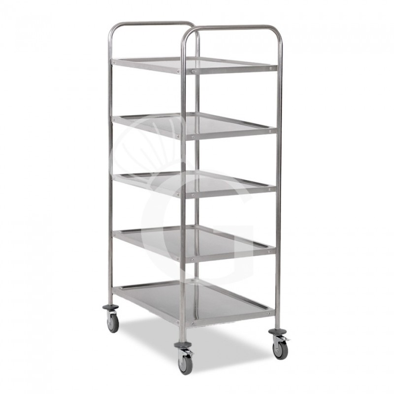 copy of Servierwagen – Edelstahl –Kuppel – B 1100 mm x T 600 mm x H 1090 mm