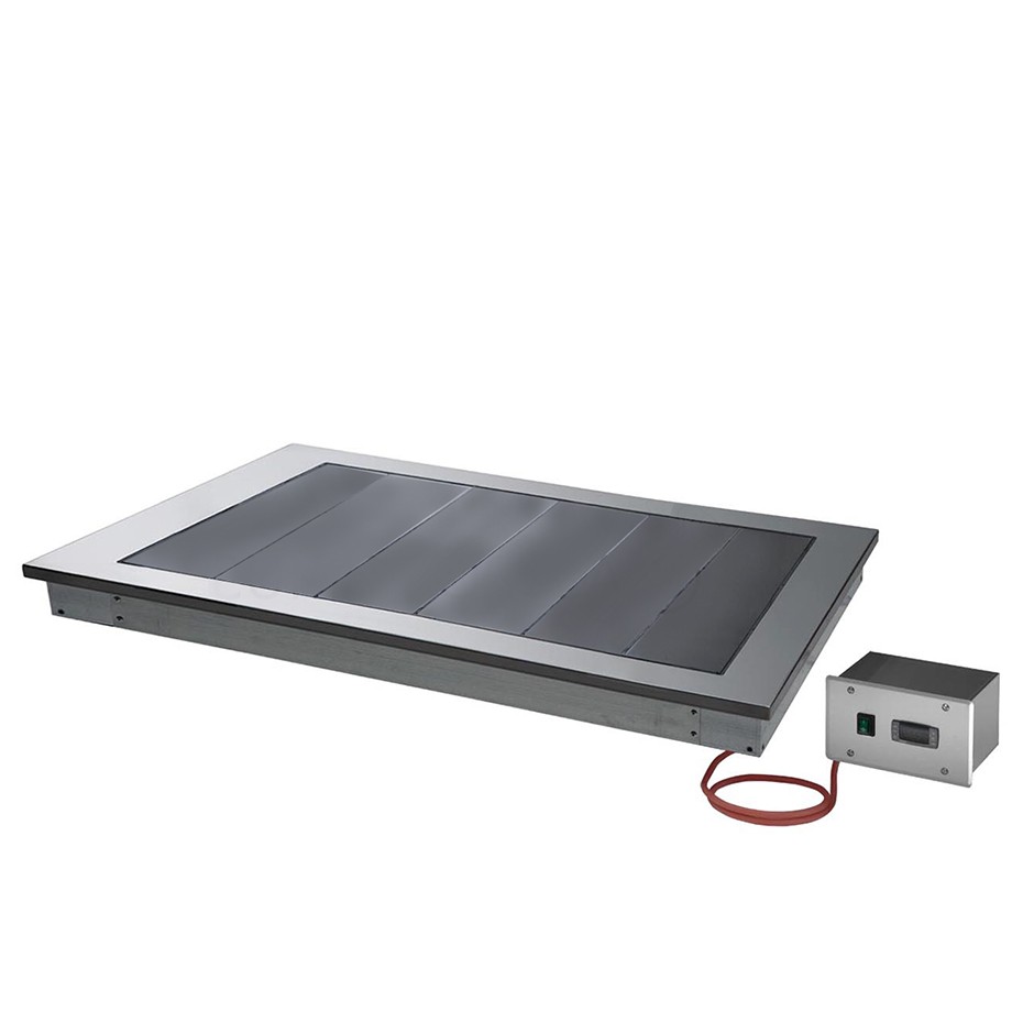 Einbau-Warmhalteplatte, B 2110 mm x T 640 mm x H 85 mm