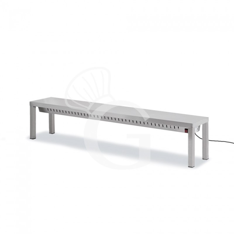 WÄRMEBRÜCKE MIT LAMPEN, B 1200 X T 300 X H 350 M