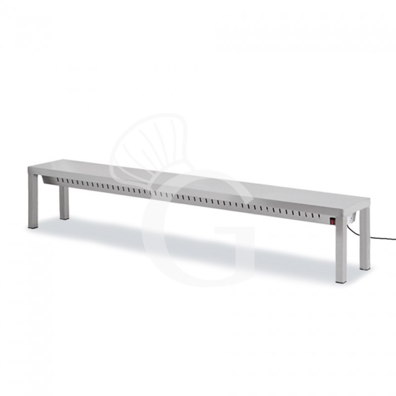 WÄRMEBRÜCKE MIT LAMPE, B 1800 X T 300 X H 350 MM