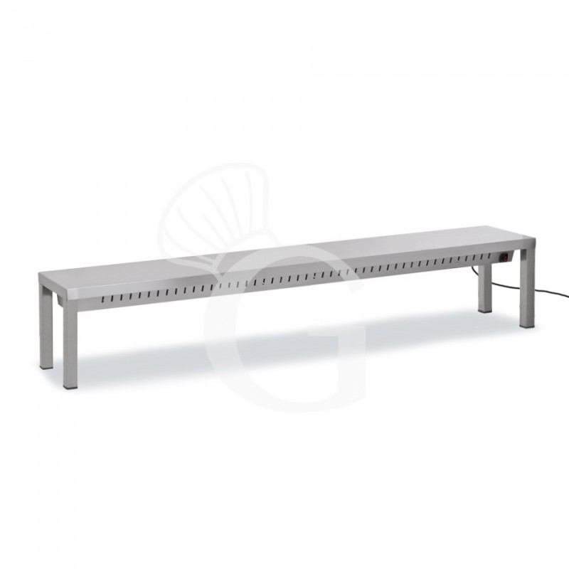 WÄRMEBRÜCKE MIT LAMPE, B 1800 X T 300 X H 350 MM