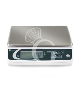 Zählwaage, aus ABS, Tragkraft: 5k, Präzision auf bis zu 0,5 g, B 240 mm x T 240 mm x H 70 mm