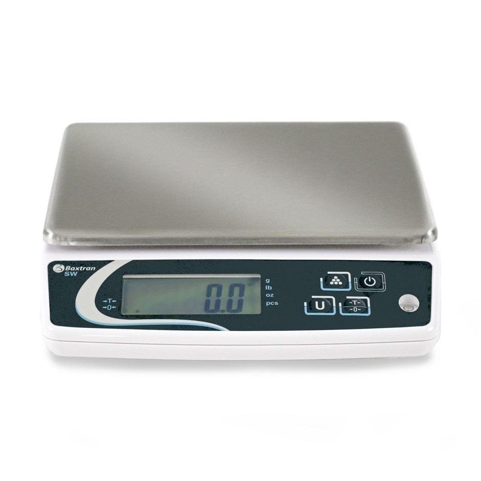 Zählwaage, aus ABS, Tragkraft: 5k, Präzision auf bis zu 0,5 g, B 240 mm x T 240 mm x H 70 mm