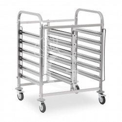 Doppel-Gastronormwagen,  6+6 GN 1/1 Blech, B 750 mm x T 555 mm x H 990 mm