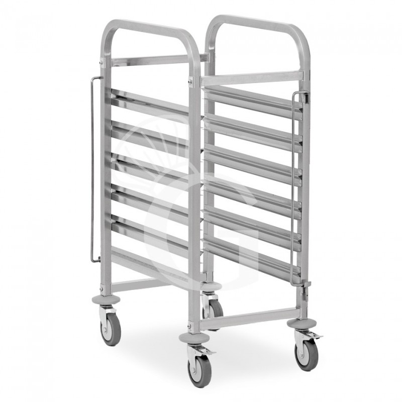 Gastronormwagen, 6 GN 1/1 Blech, B 385 mm x T 550 mm x H 1000 mm Gastronormwagen, 6 GN 1/1 Blech, B 385 mm x T 550 mm x H 1000 mm