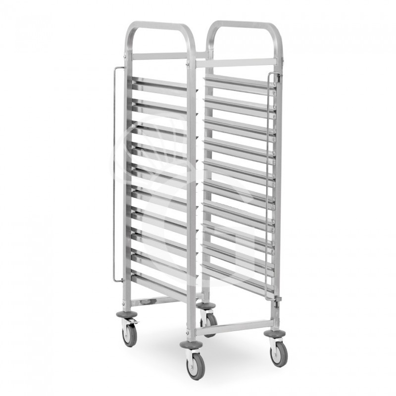Gastronormwagen, 10 GN 1/1 Bleche, B 385 mm x T 555 mm x H 1290 mm Gastronormwagen, 10 GN 1/1 Bleche, B 385 mm x T 555 mm x H 1290 mm