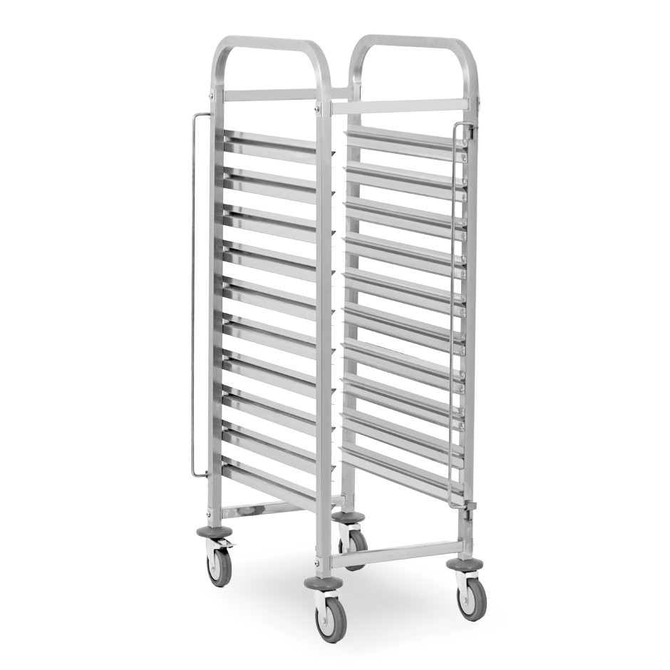 Gastronormwagen, 10 GN 1/1 Bleche, B 385 mm x T 555 mm x H 1290 mm