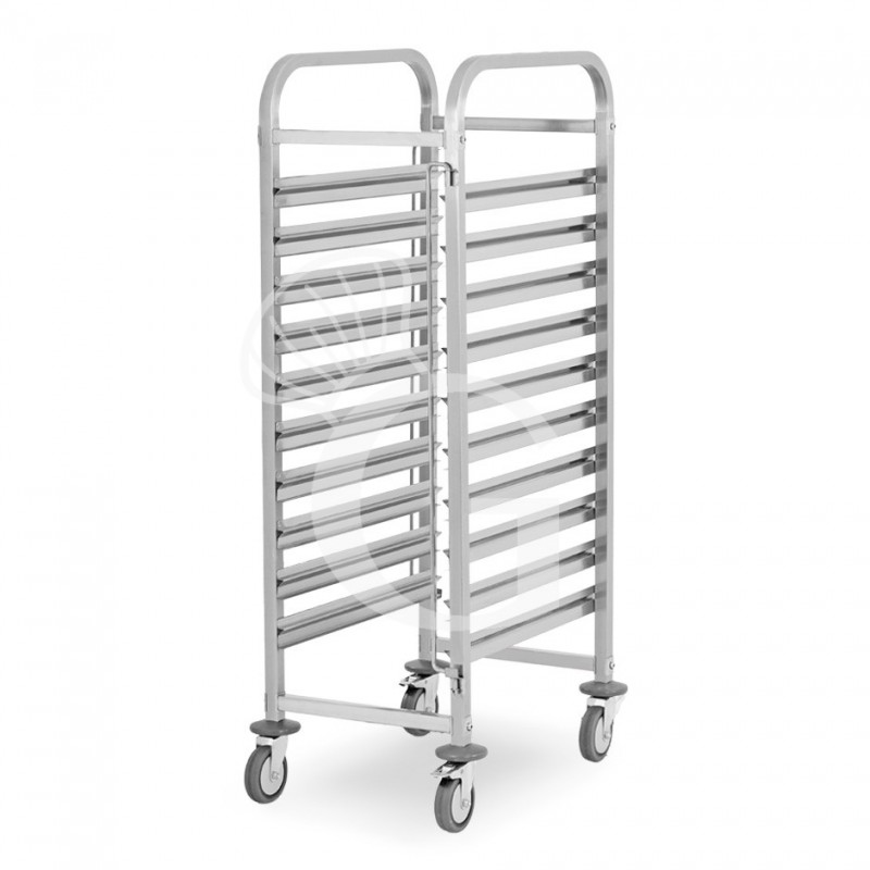 Gastronormwagen, 10 GN 1/1 Bleche, B 385 mm x T 555 mm x H 1290 mm