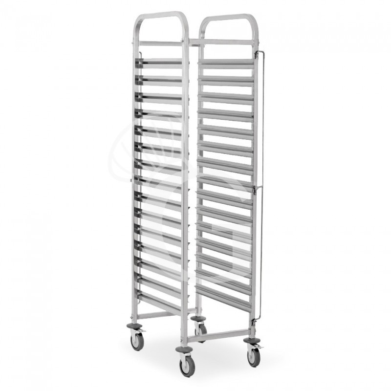 Gastronormwagen, 15 GN 1/1 Blech, B 405 mm x T 555 mm x H 1720 mm Gastronormwagen, 15 GN 1/1 Blech, B 405 mm x T 555 mm x H 1720 mm