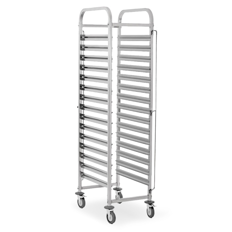 Gastronormwagen,  15 GN 1/1 Blech, B 405 mm x T 555 mm x H 1720 mm