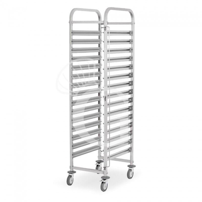 Gastronormwagen,  15 GN 1/1 Blech, B 405 mm x T 555 mm x H 1720 mm