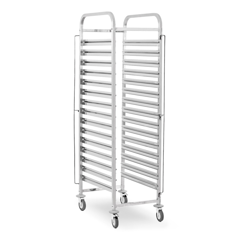 Gastronormwagen/Blechwagen, 15 Bleche (600x400 mm), B 455 mm x T 625 mm x H 1720 mm