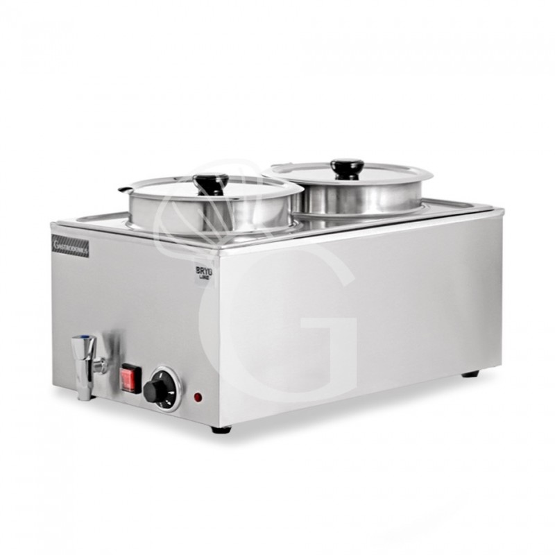 Bain-Marie (B 335 x T 535 x H 320 mm), 2 Becken (je 7 Liter), 1200 W