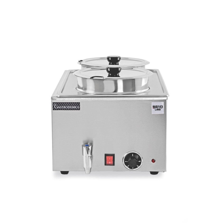 Bain-Marie (B 335 x T 535 x H 320 mm), 2 Becken (je 7 Liter), 1200 W